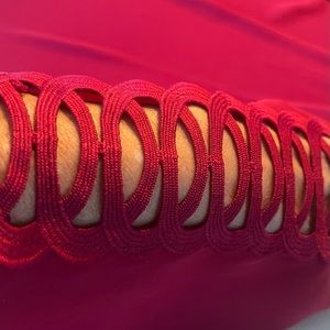 Blouse with Cutout/Peepaboo Sleeves